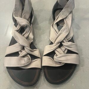 Women's Cream Sandals